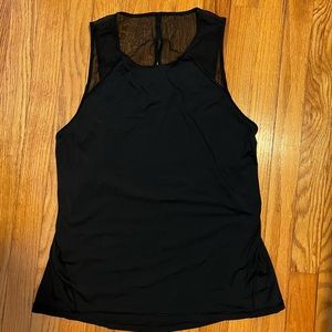 Lululemon Black Open Back Tank